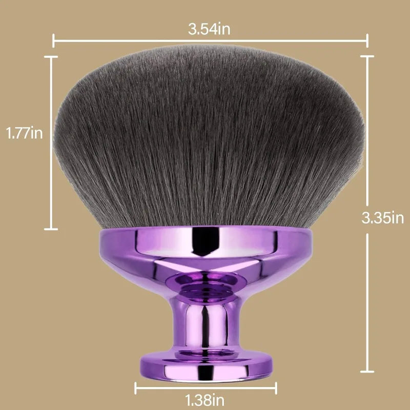 Large Body Makeup Brush for Self Tanner and Bronzer - Flawless Oval Kabuki Brush