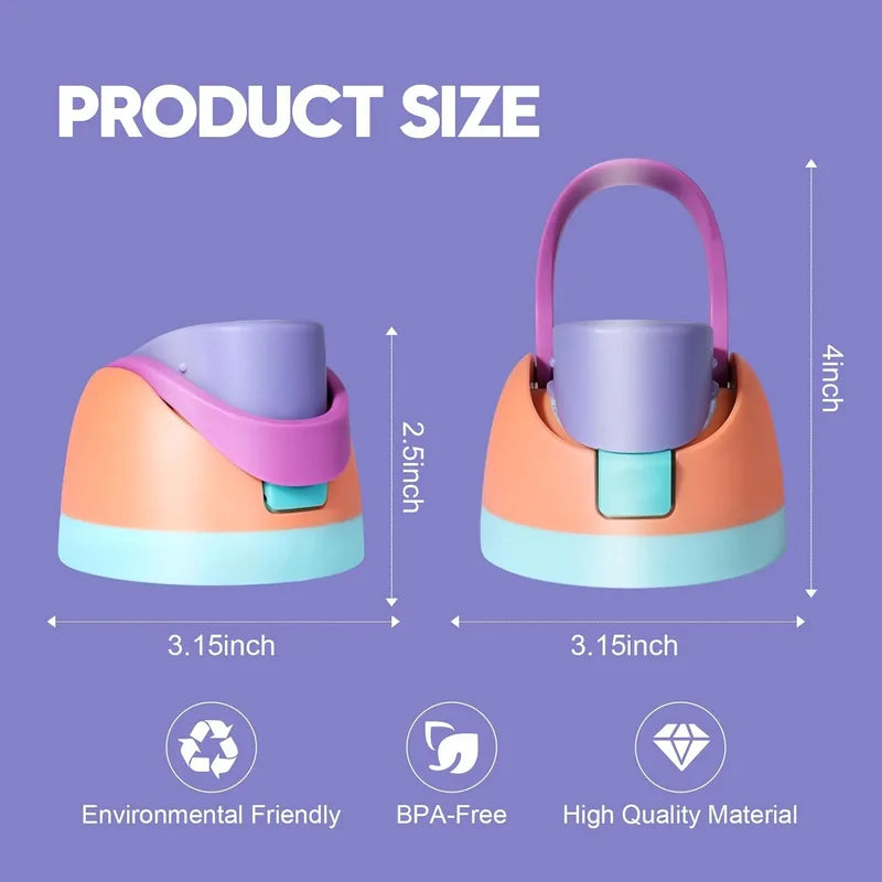 Leakproof Flip Top Replacement Bottle Lid for 16oz-40oz Sports & Travel Bottles
