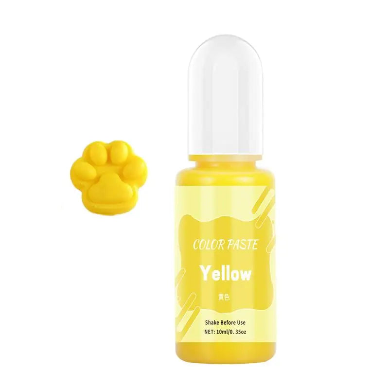 High Concentration Water-Based Color Paste for Resin & Gypsum - 10ml