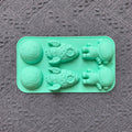 6-Cavity Astronaut Rocket Earth Silicone Cake Mold for DIY Chocolate Mousse Dessert Baking