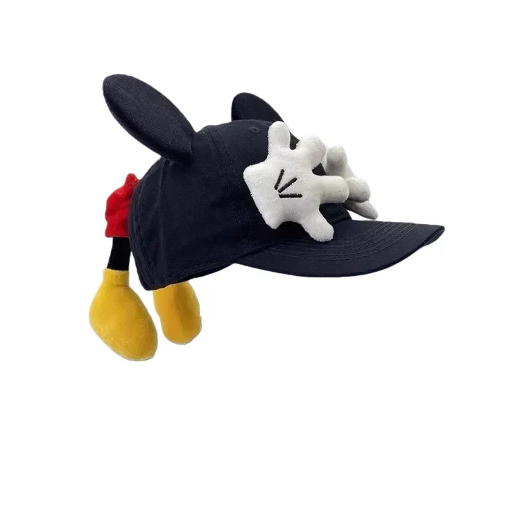 Girls Cartoon Mouse Ears Baseball Cap - Sun Protection Outdoor Fashion