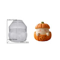 Halloween Pumpkin Candle & Aromatherapy Silicone Molds - 3D Plaster Ornaments