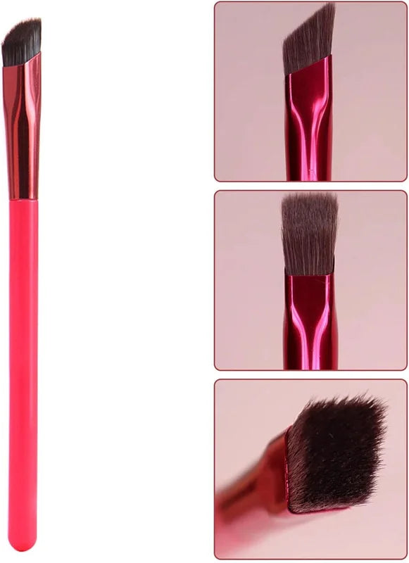 Eyebrow Brush with Square Stereoscopic Painting Hairline for Brow Makeup