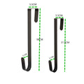 Over-the-Door Wreath Hanger Hook for Front Door Holiday & Home Decor - Metal, XXL & XL Sizes