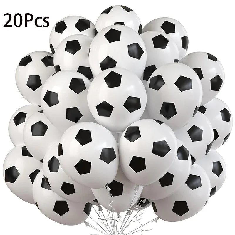 Football Balloon Set - Latex Decor for Birthday Parties and Sports Events