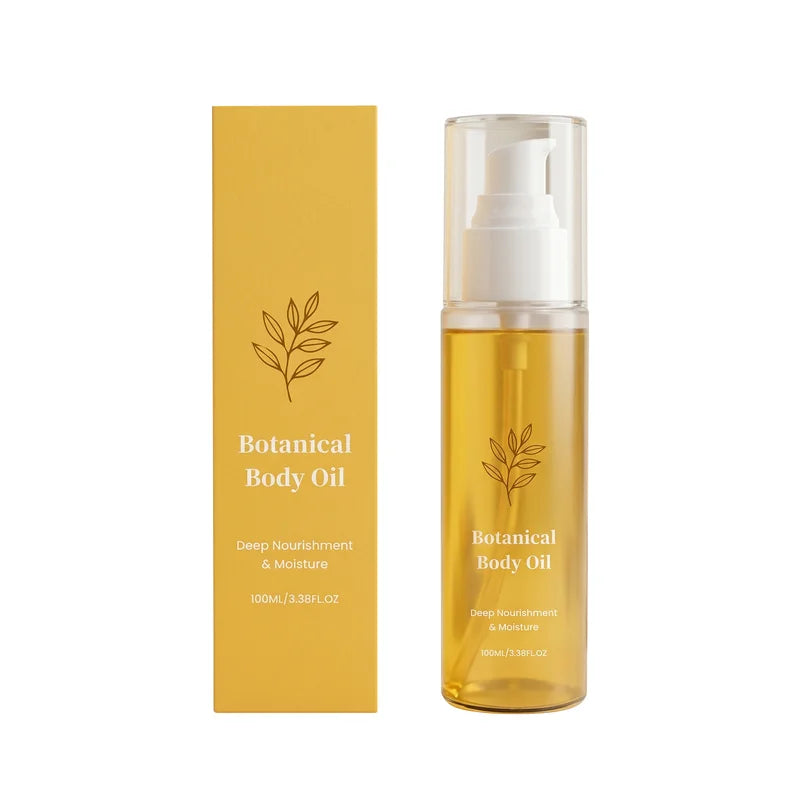 Botanical Body Moisturizing Oil for Soft, Glowing Skin - Daily Care, 3 Variants