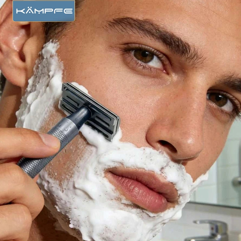 Vintage Aluminum Safety Razor Double Edge Men's Wet Shaving Razor