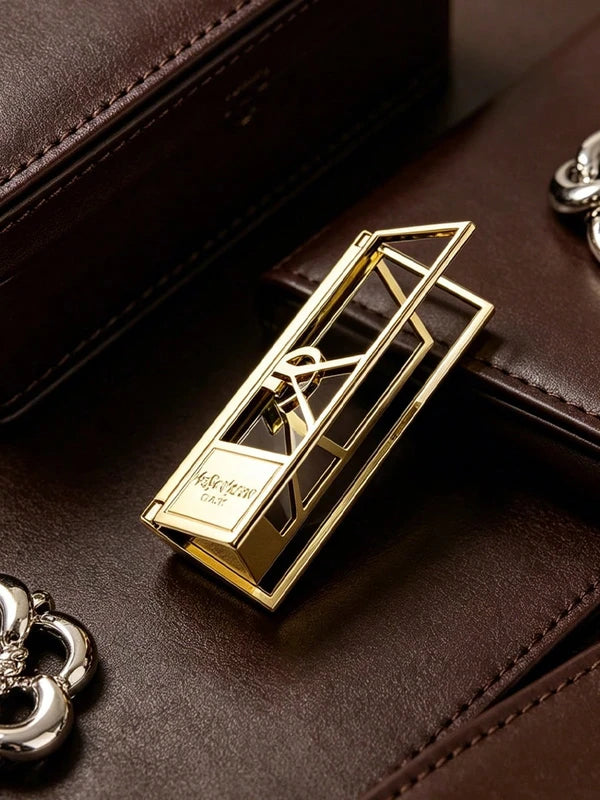 Gold Portable Folding Makeup Mirror Compact for Touch-Ups, Holiday Gift