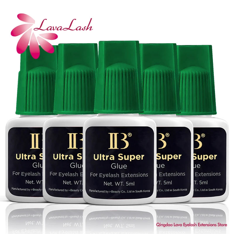 Korean Original Eyelash Extension Super Glue - 5ml Fast Drying Adhesive for False Lashes
