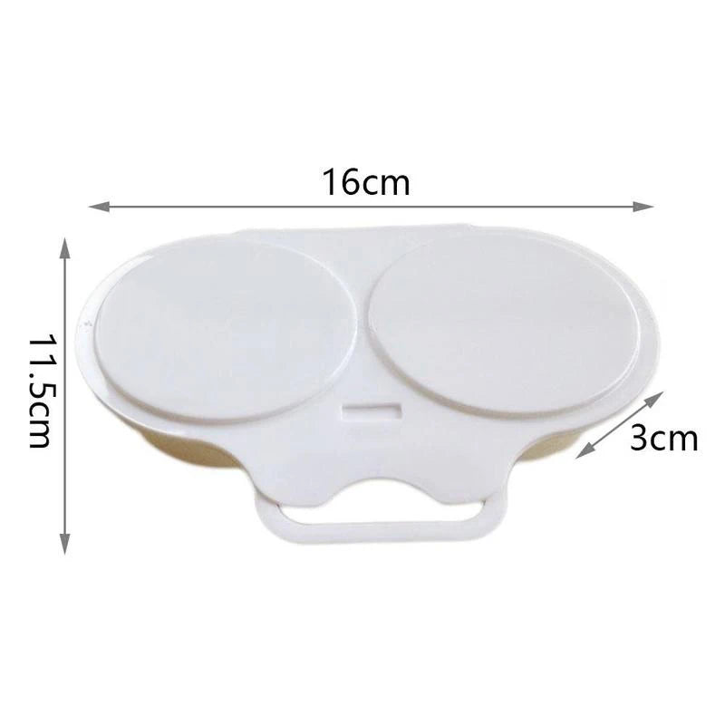 Microwave Egg Steamer Mold - Round Plastic Cooking Tool for Eggs