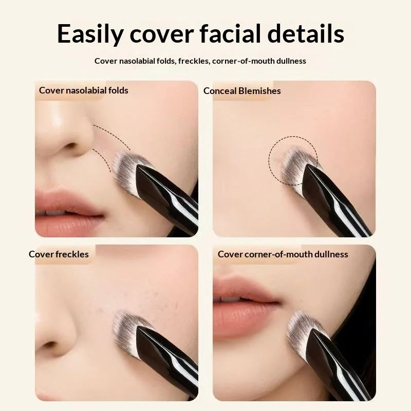Multi-purpose Flat Slanted Concealer Brush for Acne Scars & Dark Circles