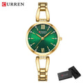 Elegant Women's Quartz Watch Waterproof Stainless Steel Dress Watch for Daily Wear