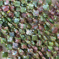 Natural Stone Faceted Clover Rhodonite Beads for Jewelry Making - Loose Spacer Beads