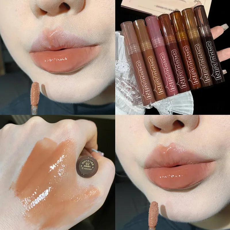 Long Lasting Lip Gloss Waterproof Liquid Lipstick with Moisturizing Lip Tint
