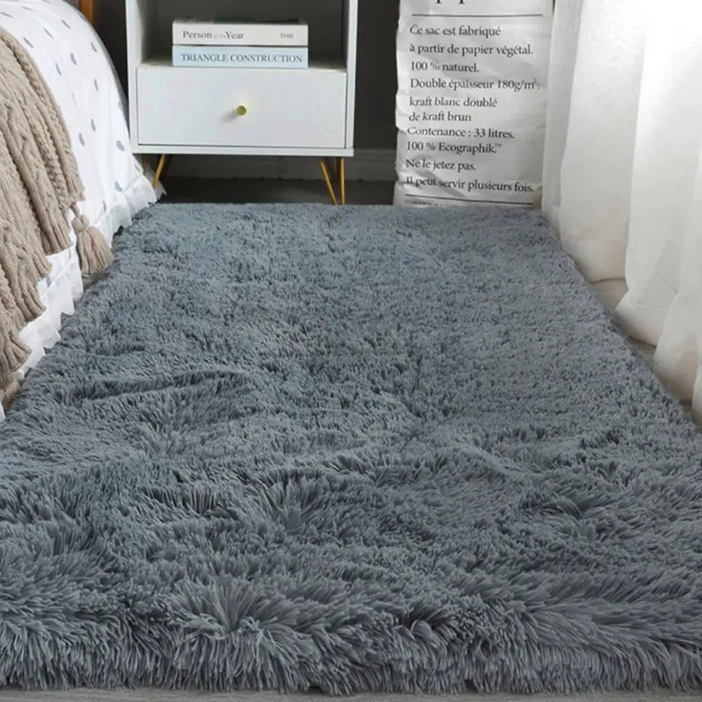 Machine Washable Shaggy Area Rug for Bedroom and Indoor Floors – Soft Non-Slip Carpet