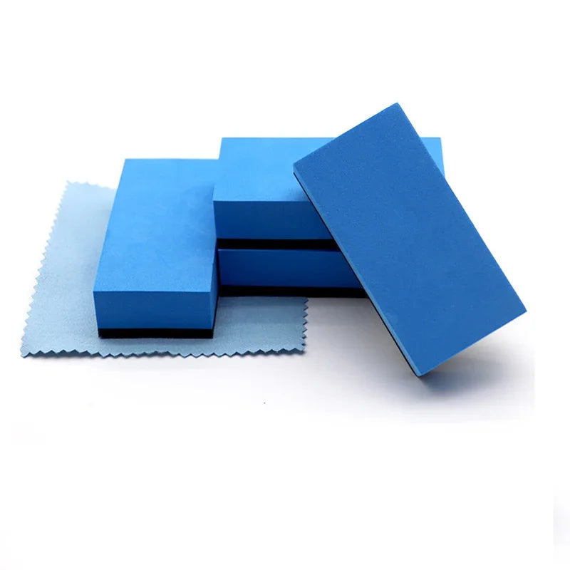 Car Ceramic Coating Sponge Applicator Pads for Wax & Polishing - Blue