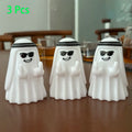Funny Halloween Ghost Figurine with Middle Finger Small Decor Gift for Friends