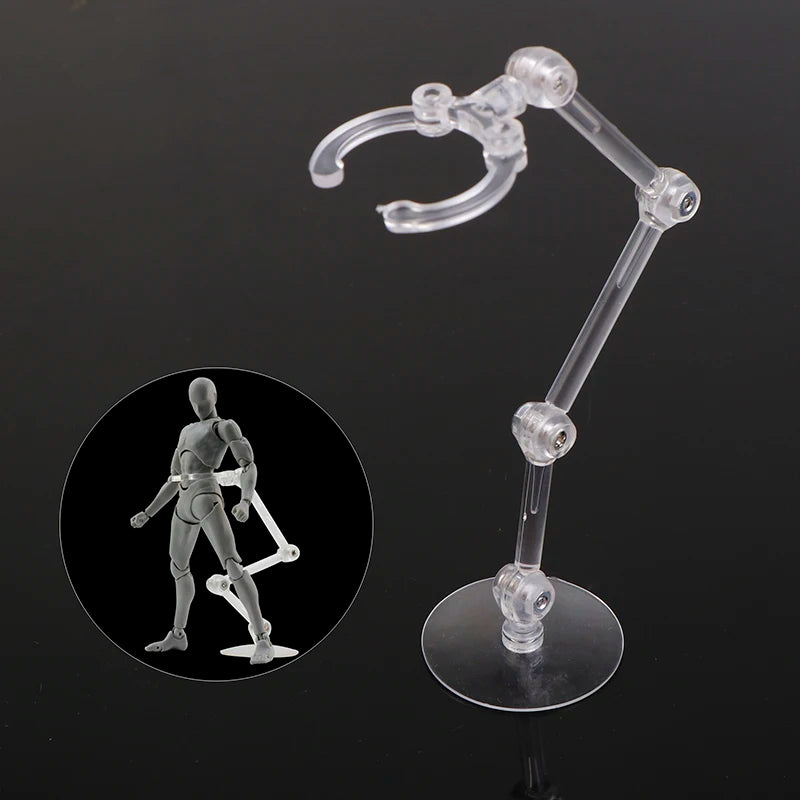 Action Figure Stand Transparent Base Support for Gundam SHF Figuart Model Display