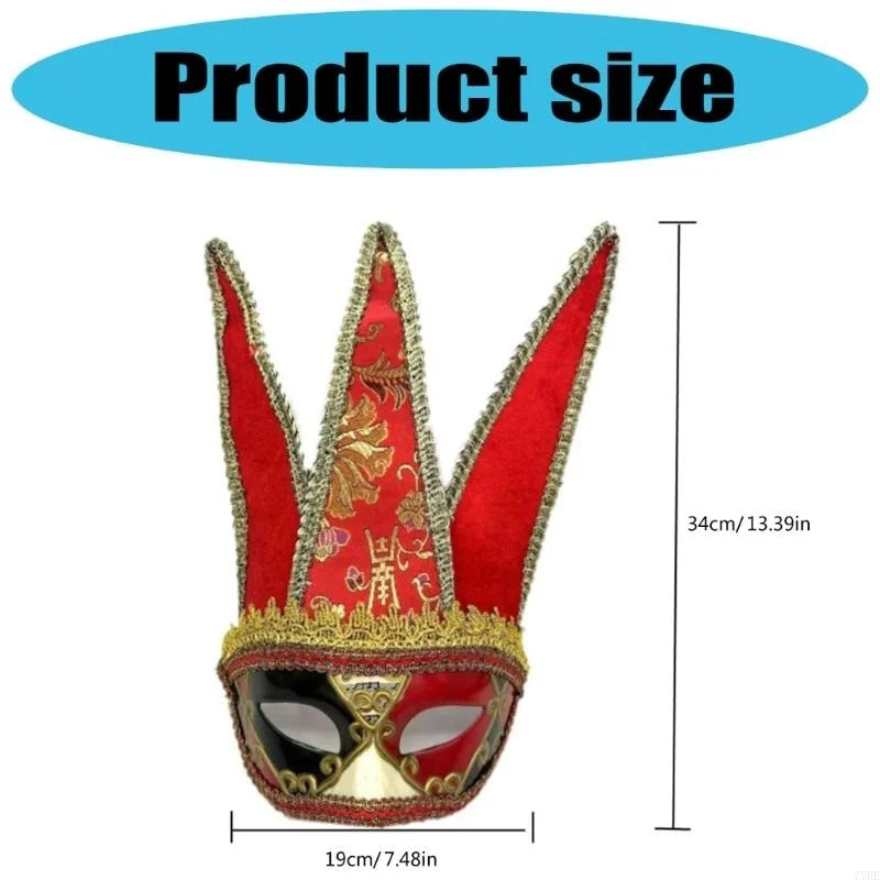 Venetian Mask Wall Decoration for Halloween Mardi Gras Christmas Party Hand Painted
