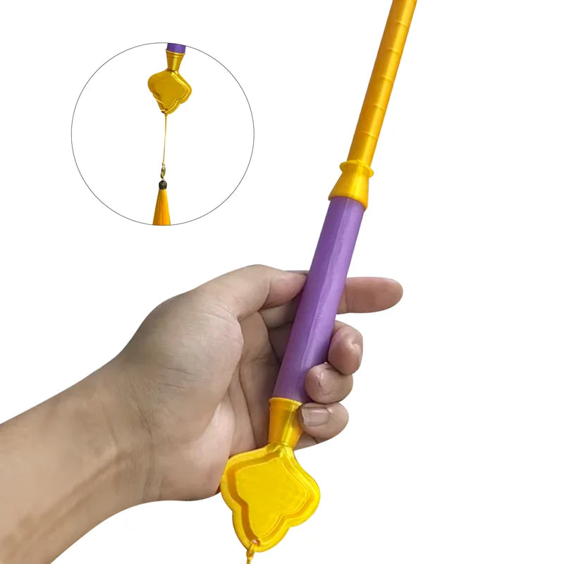 Lighted Colorful Sword Cosplay Prop with 3D Printed Arm for Halloween & Parties
