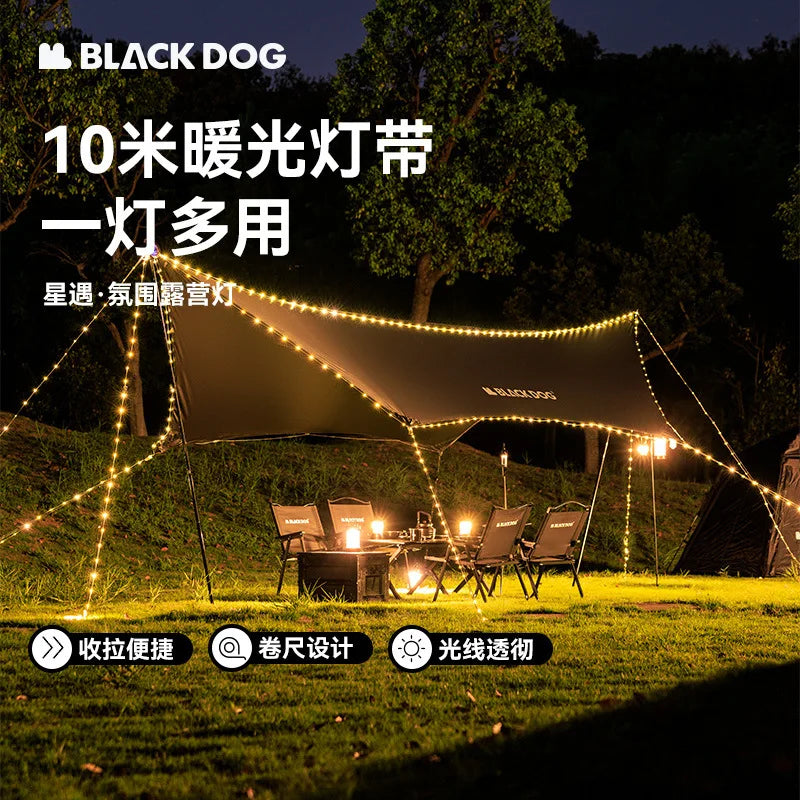10M Outdoor Camping String Light Strip - Decorative Tent Lighting