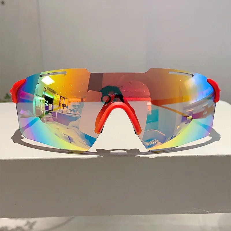 Unisex Sports Sunglasses for Hiking & Cycling Reflective Mirrored Shades