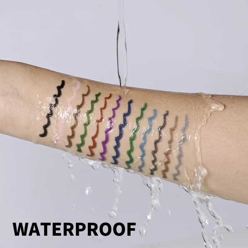 Waterproof Eyeliner Pen - Smudge-Proof, Quick-Drying, Long-Lasting for Precise Eye Makeup