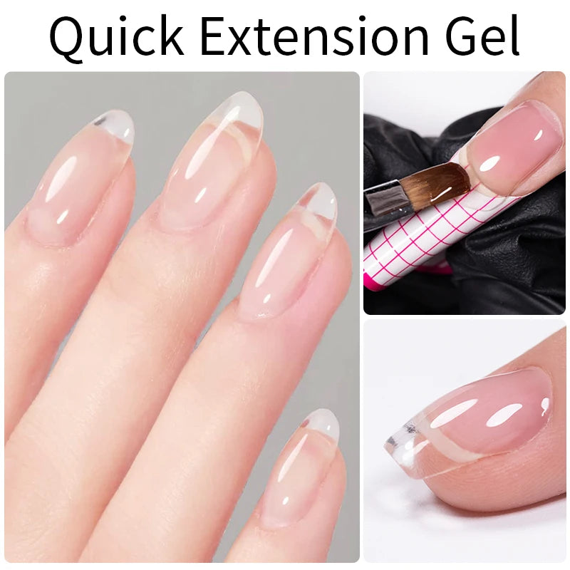 15ml Clear Hard Gel Nail Builder - Strengthening & Extension UV LED