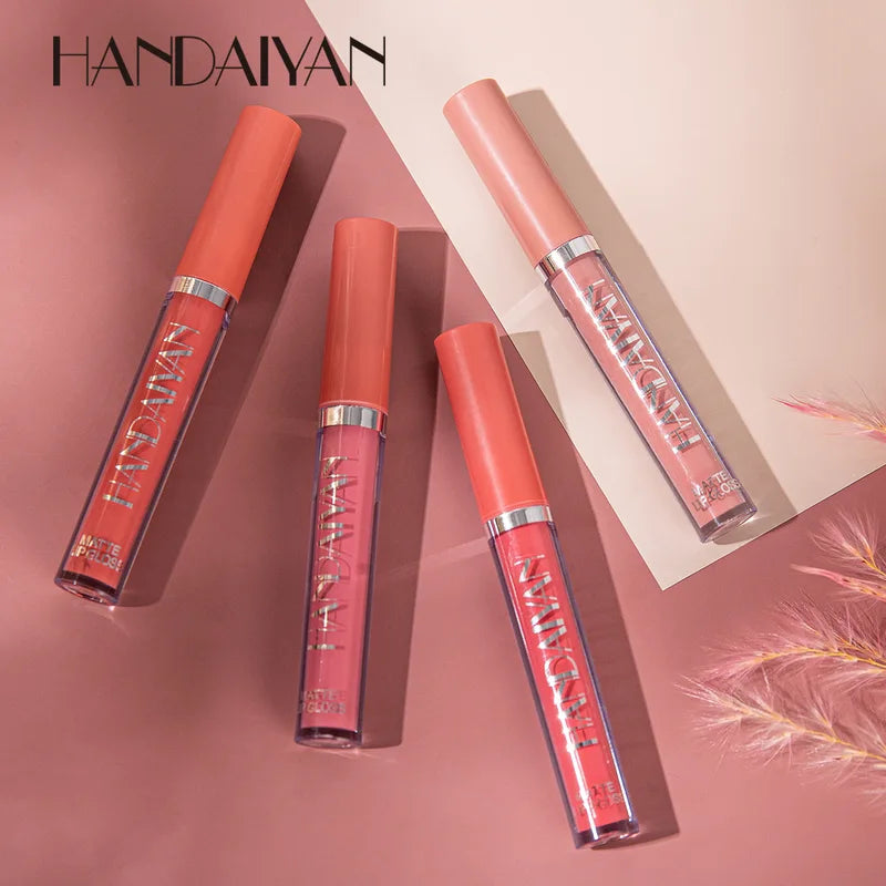 Longlasting Matte Lip Gloss - Waterproof Liquid Lipstick with Vibrant Colors