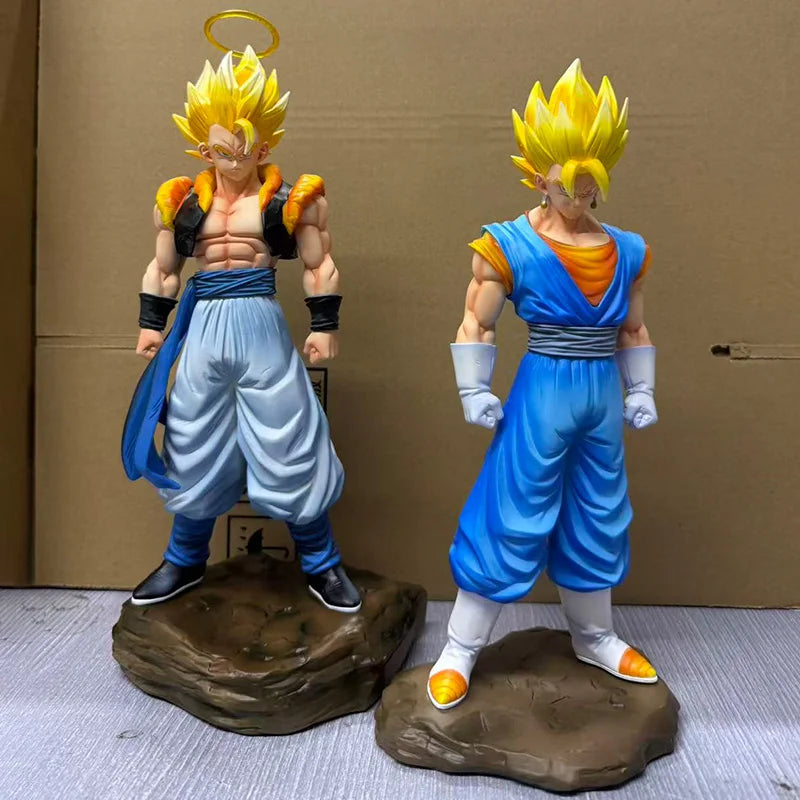 Dragon Ball Vegetto & Gogeta Action Figures - Collectible Anime Statue Set
