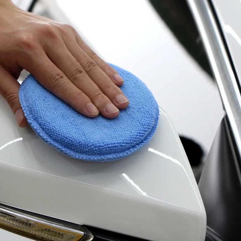 10 Pack Car Waxing Polish Sponges 5 Inch Microfiber Foam Pads for Detailing