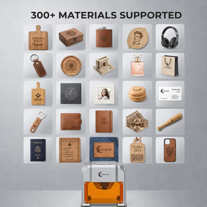 Laser Engraver Machine with HD Camera & Dual Laser for Wood Acrylic Leather