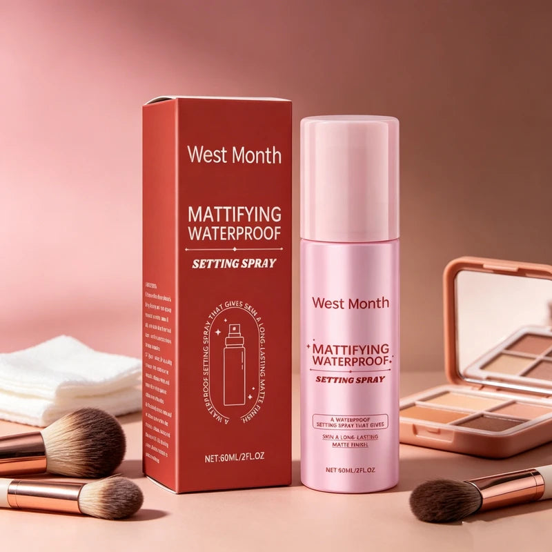 Long Lasting Matte Waterproof Setting Spray for Makeup - Oil Control & Hydrating
