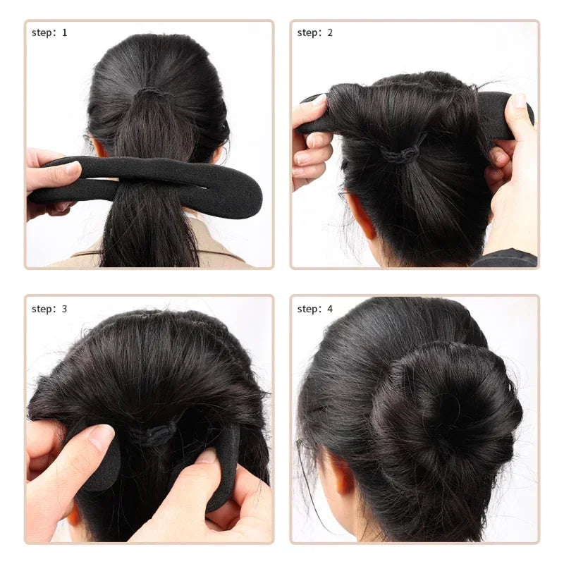 Hair Bun Maker Twist Donut Hair Bun Shaper Hair Styling Tool Set