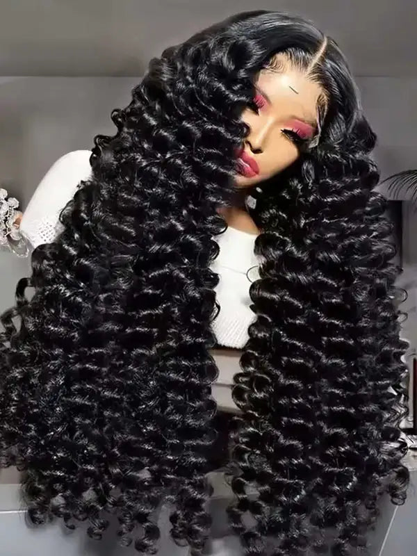 Loose Deep Wave HD Lace Front Wig 28-32 Inches Brazilian Remy Human Hair