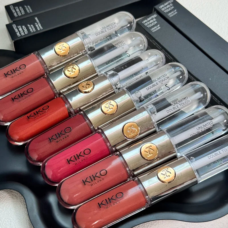 Double Headed Lipstick Mirror Non-Fading Lip Gloss Cup Makeup Tool