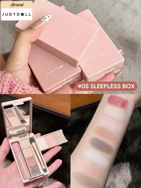 All-in-One Portable Makeup Palette with Multi-Function Eye & Face Colors