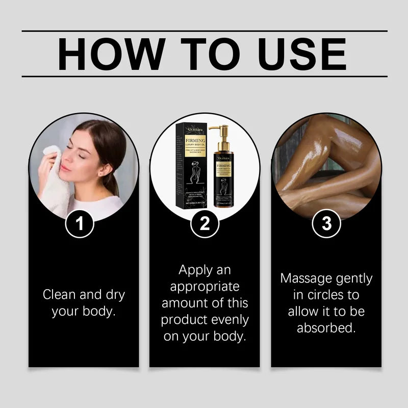 Tightening Body Massage Oil for Firming & Anti-Cellulite 100ml