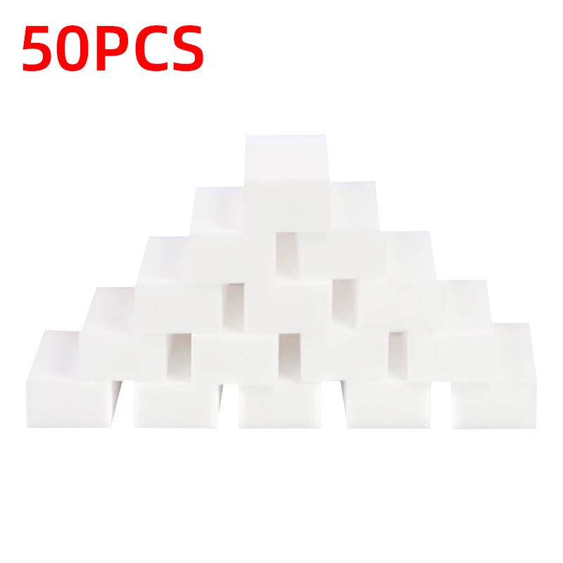 Multi-Use Magic Sponge Eraser - White Melamine Cleaning Tool for Kitchen Bathroom Office