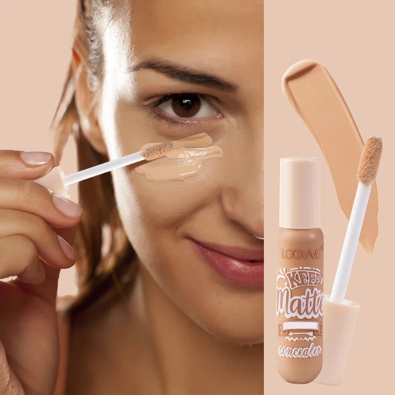 Full Coverage Liquid Concealer Stick Foundation Cream - Moisturizing, Acne & Dark Circle Makeup