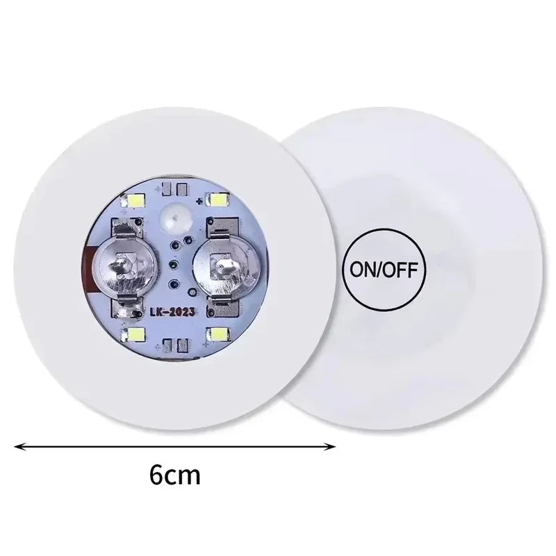 LED Luminous Coaster Sticker Set - Battery Powered Flash Cup Mats for Home Bar Party