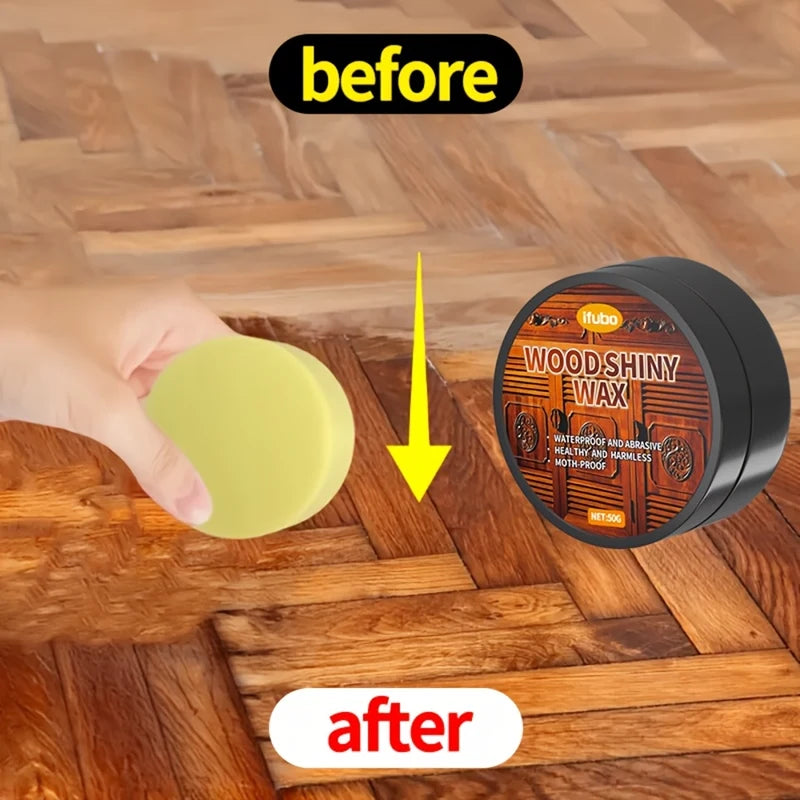 Waterproof Furniture & Floor Wax Polish - Nourishing & Anti-Crack Wood Finish