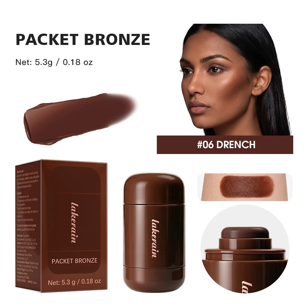 Contouring Stick Pack with Blush & Bronzer - Long-Lasting Face Makeup Set