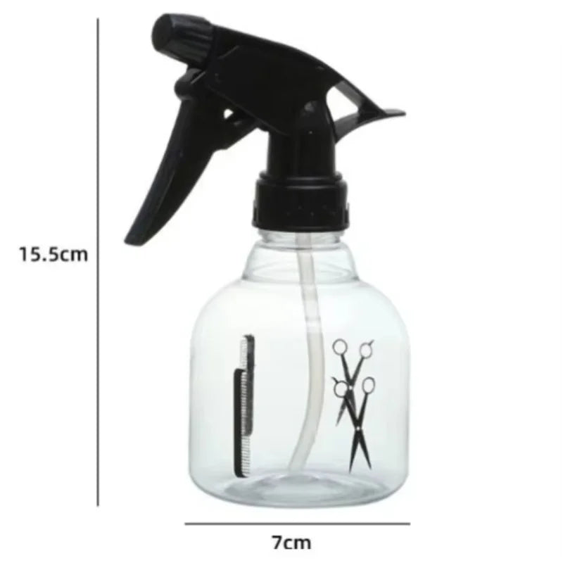 Transparent Hand-Press Spray Bottle for Hairdressing and Watering - Small Cosmetic Spray
