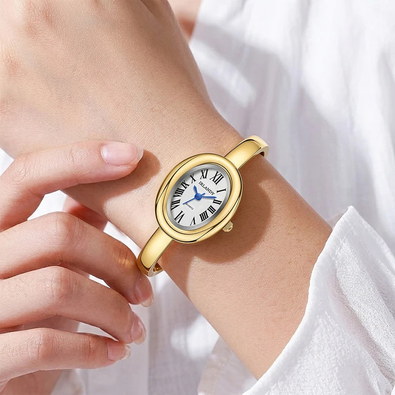 Elegant Women's Quartz Bracelet Watch - Multiple Colors, Fashion Gift