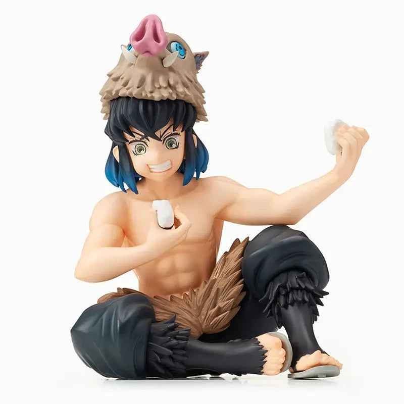 Anime Demon Slayer Action Figures Set for Kids - Tanjirou, Giyuu, Nezuko, Zenitsu, Kochou