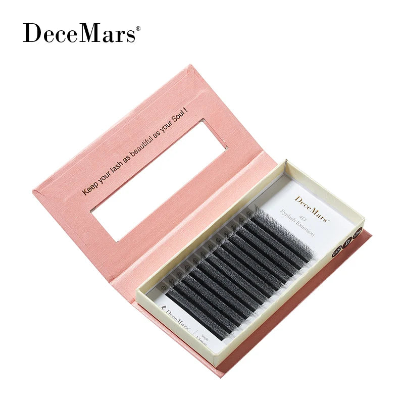 Eyelash Extension 5-Case Set - W Shaped 4D Lashes for Salon & Personal Use