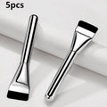 Flat Foundation Brush Set - Korean Makeup Spatula for Liquid Face Makeup