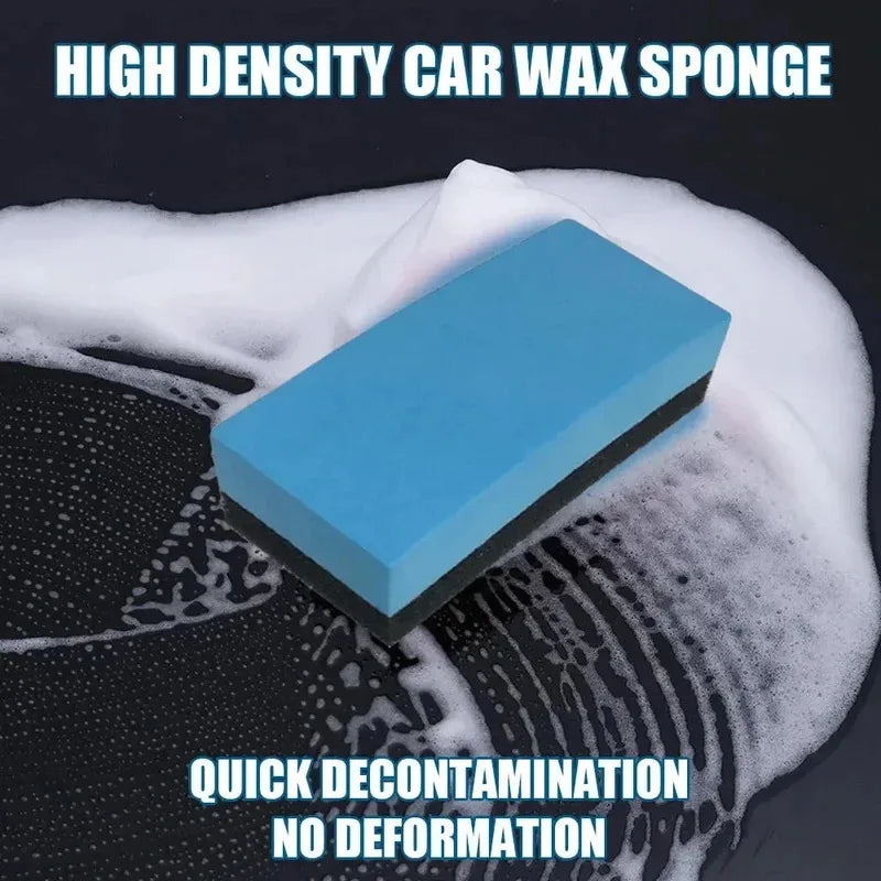 Car Ceramic Coating Applicator Sponge for Glass Nano Wax Polishing & Tire Cleaning