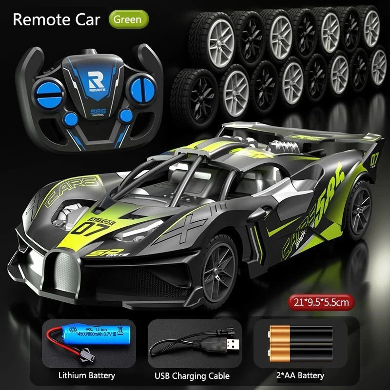 High Speed Off-Road RC Car Toy Drift Racing Vehicle for Kids - Multiple Colors